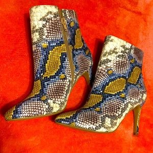 Express Snakeskin Boots
